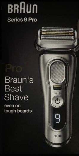 Braun Series 9 Pro Electric Shaver 4+1 head wet & dry razor