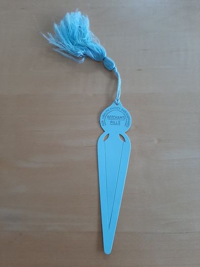 Rare Beecham's Pills bookmark