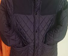 SALE E15  Navy Zara Winter Coat.  Age 13-14