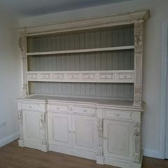 Hand painted wooden dresser