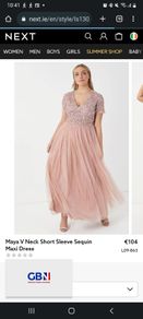 Bridesmaid / Debs Dress/ Occasion wear Maya Deluxe Curve Size 18
