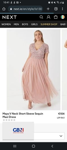 Bridesmaid / Debs Dress/ Occasion wear Maya Deluxe Curve Size 18