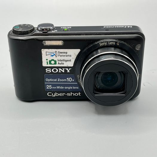 Sony Cybershot DSC-H55 Digital Camera 14MP 10x Zoom Black + SD