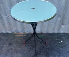 Vintage Petit space-age Atomic sidetable c1960