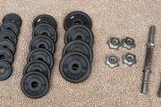 Cast Iron Adjustable Dumbbell Set