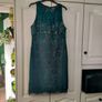 Green lace Occasion Pencil dress size 14 Postage included Image 5
