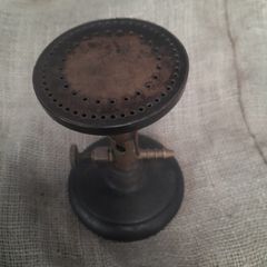 Vintage gas Brass burner working