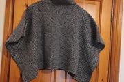 Irish made 100% merino wool poncho