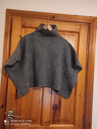 Irish made 100% merino wool poncho