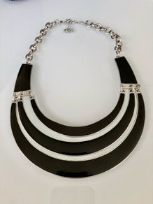 Beautiful Black and Silver neck piece