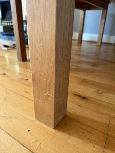 Oak dinner table