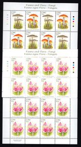 2008 Ireland Fauna & Flora: Fungi Commemorative Stamp Sheetlet Plate 1A1A1A1A Mint Never Hinged (MNH)