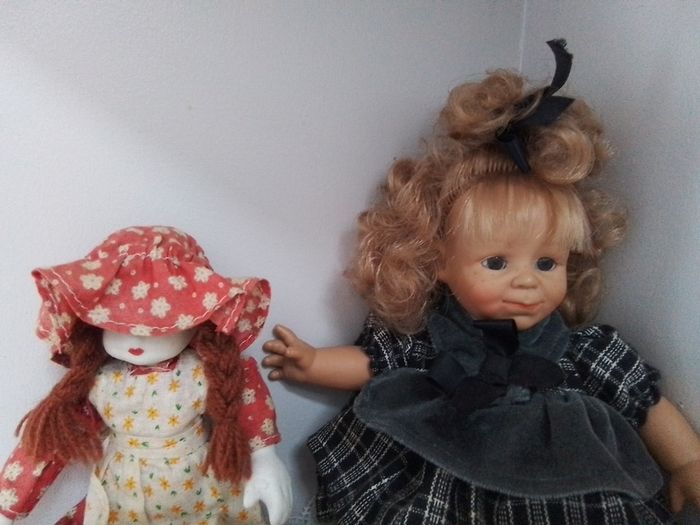 Two Porcelain Dolls