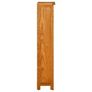 4-Tier Bookcase 45x22x110 cm Solid Oak Wood Image 3