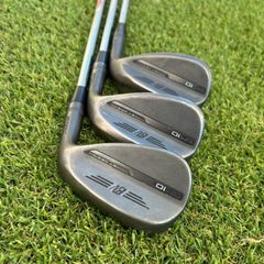 Titleist Vokey SM10 Raw Wedges 50 56 60 AMT Black Shafts