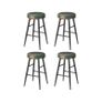 Set of 4 Bar stools faux leather  FREE DELIVERY Image 2