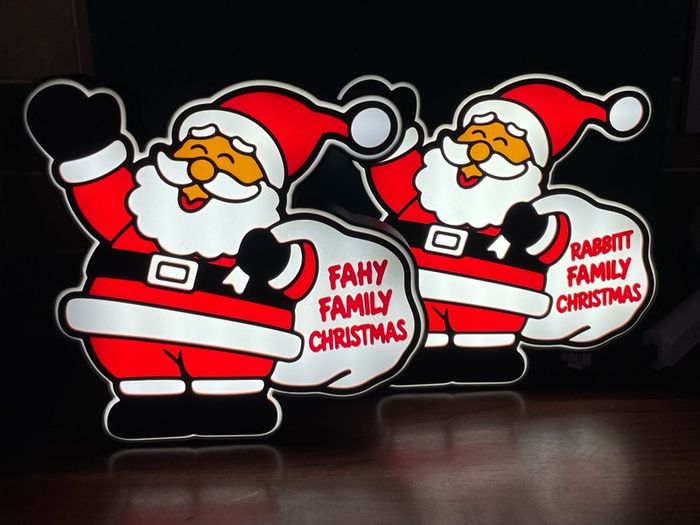 Custom Santa Lightbox