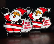 Custom Santa Lightbox