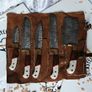 Set Knives 5 pieces Handmade Damascus Image 8