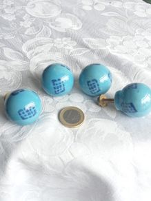 PRICE DROP Ceramic drawer knobs X 4