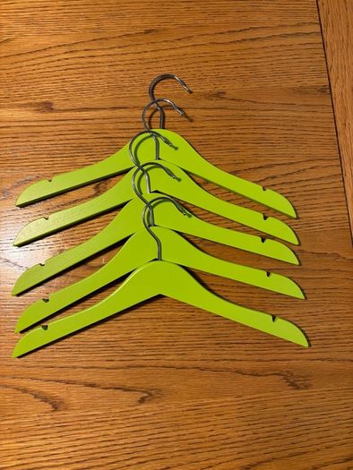 Green hangers