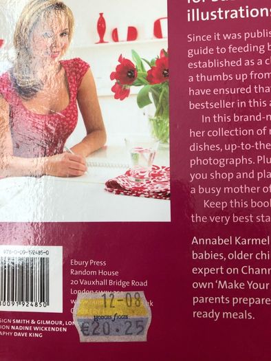 Annabel Karmel's New complete Baby and Toddler Meal Planner recipe book