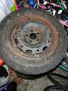 14" Tyres with Rims ( 3 x Mixed size Tyres)