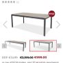 Ceramic stone top extending dining table Image 3