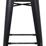 Pollux Black Matt Kitchen/Bar Stools X2 Image 3