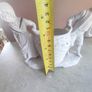 GERMAN SET OF 2 Boy And Girl Sculpture, Children With Flower Vase, Flower Pot Image 7