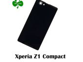 Sony Xperia Z1 Compact Back Battery Cover Glass Plate Housing Replacement Black/White