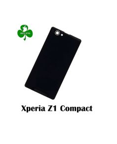 Sony Xperia Z1 Compact Back Battery Cover Glass Plate Housing Replacement Black/White