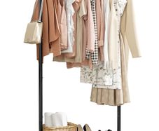 Brand New Sakugi Clothes Rack - Clothes Rack on Wheels