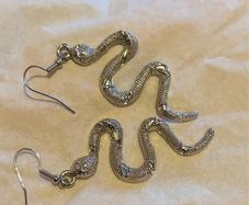 Two pairs of costume earrings