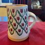 Nicholas Mosse Red Tulip Vintage cylinder jug .7 and a half inches in height Image 8