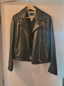Massimo Dutti leather jacket