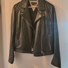 Massimo Dutti leather jacket