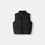 Men Black Puffer gilet Image 3