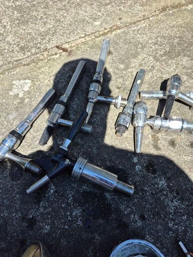 Beer taps and keg couplers