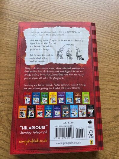 Diary of a Wimpy kid - book one