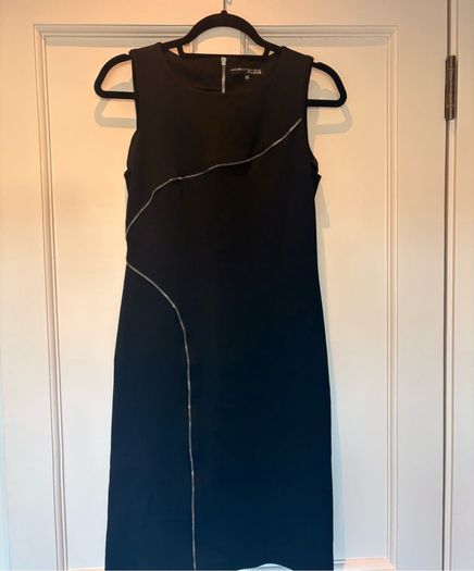 Black and silver party dress