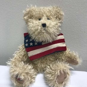 Vintage Boyds Bears Tyler Glorybear American Flag  Jointed Bear