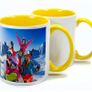 Personalised Photo Two Tone  Mugs Image 5