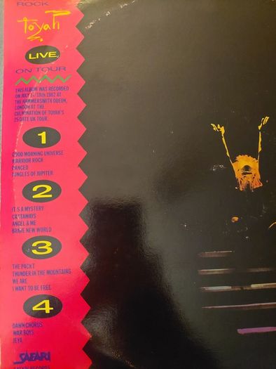 Toyah- 2LP Warrior Rock - Toyah on Tour -  double LP