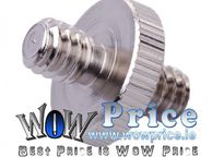 main image for ad 1014 1/4 to 1/4 Double Male Threaded Screw Convert Adapter for Tripod
