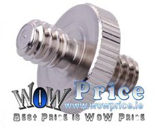 1014 1/4 to 1/4 Double Male Threaded Screw Convert Adapter for Tripod
