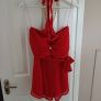 Lipsey Red playsuit size 8/10 Image 4
