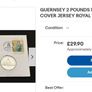 Guernsey Rare Two Pounds 1989 Royal Yacht Britannia first day stamp cover Image 5