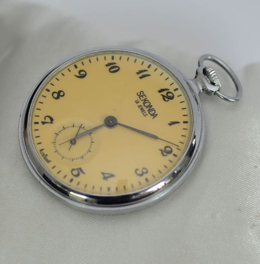 Vintage Sekonda Railway Pocket Watch