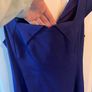Cadbury Purple Coast Dress with full length gold zip - Size 10 Image 2